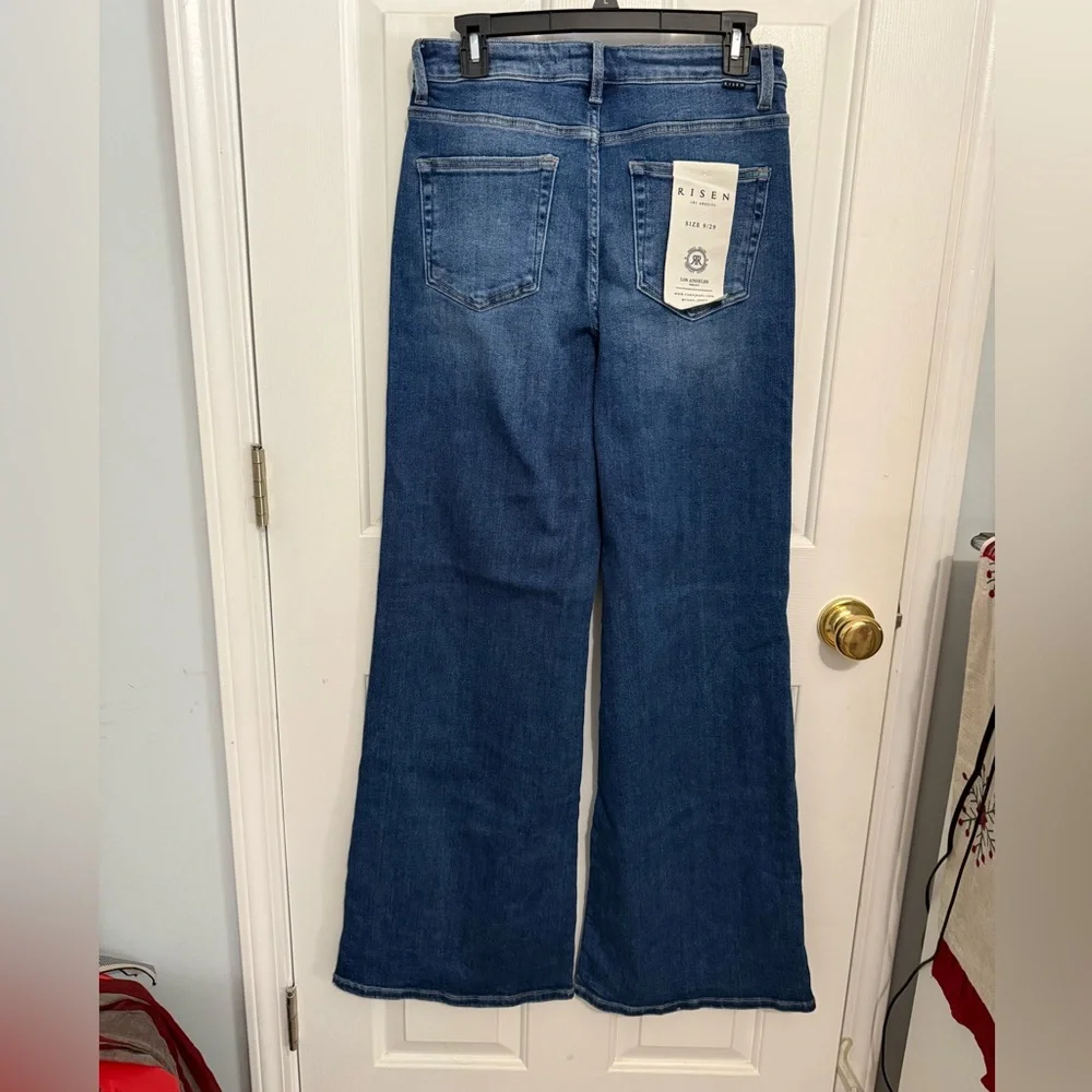 Risen Cory High Rise Wide Front Yoke Jeans *NEW WITH TAGS* - Picture 7 of 16